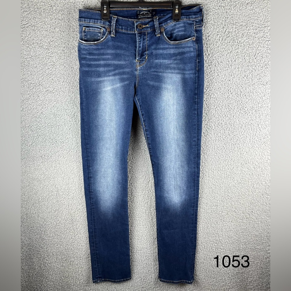 Lucky Brand Women’s‎ Medium Wash Mid-rise Brooke Straight Blue Jeans Size 6/28